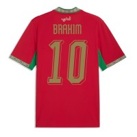Stroje piłkarskie Maroko Brahim Diaz #10 Koszulka Podstawowej MŚ 2026 Krótki Rękaw
